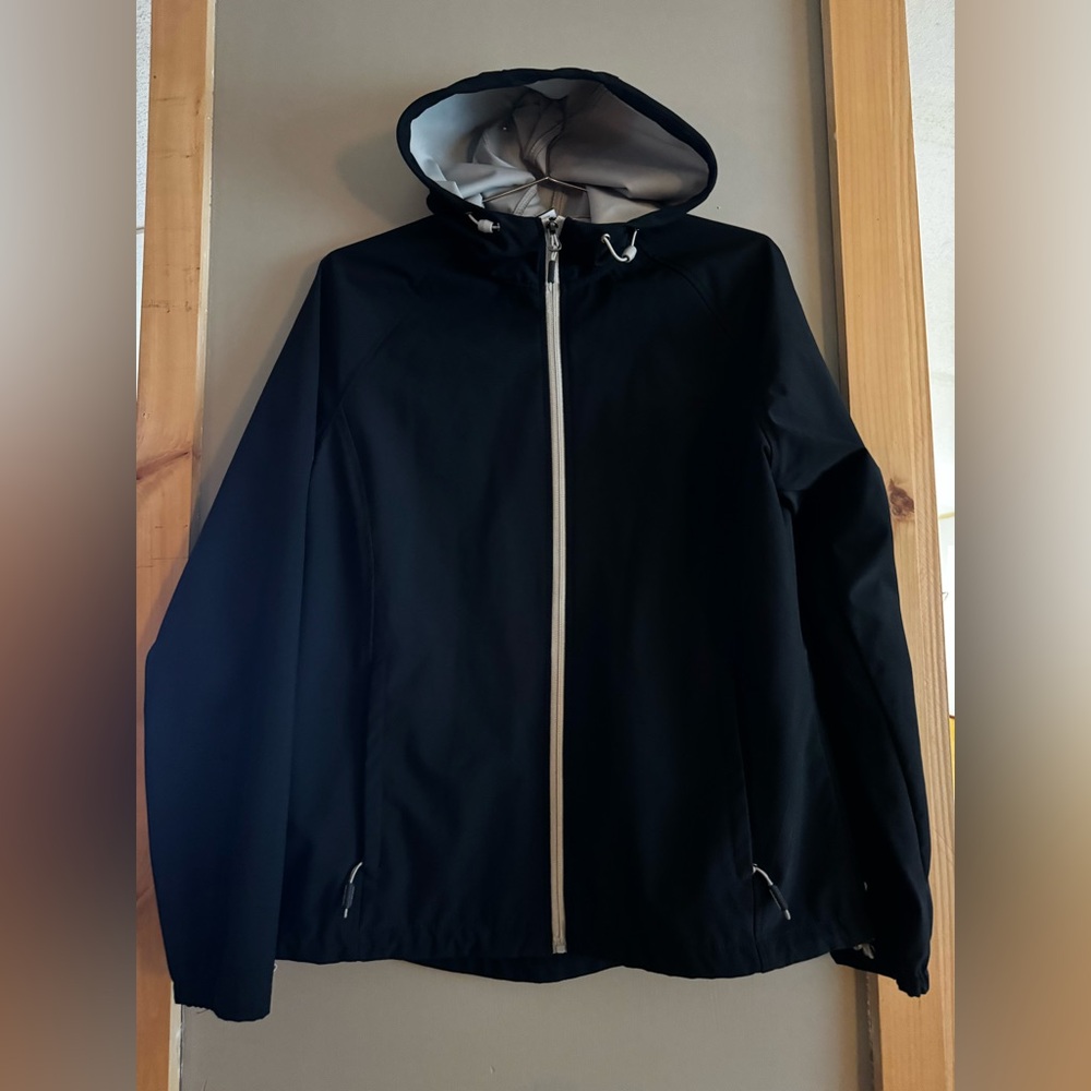 New Balance Black Hooded Windbreaker Jacket